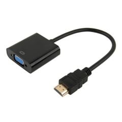 Hdmi To Vga Çevirici Dönüştürücü Monitör Kablosu